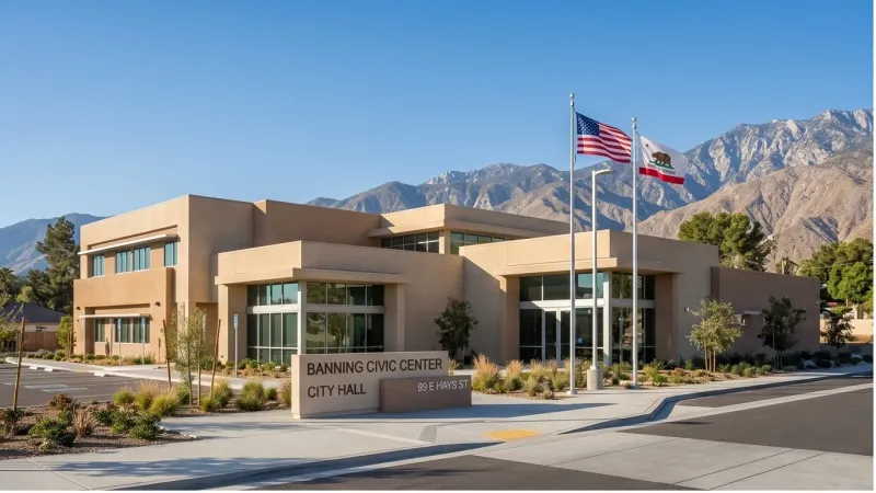 Local Building & Safety Office in Banning, CA for permit approvals
