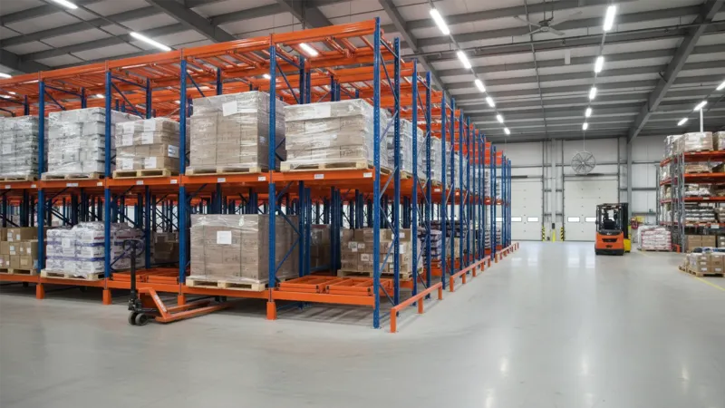 Pushback Pallet Racking (warehouse) hero view in Macon, GA