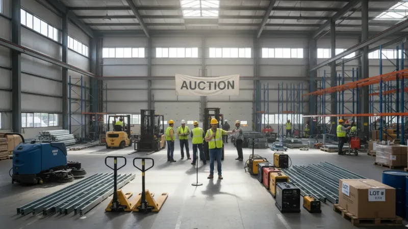 Pallet Racking Auctions (auctions) hero view in Ankeny, IA
