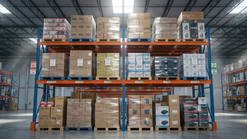 Teardrop Pallet Racking hero view in Fishers, IN
