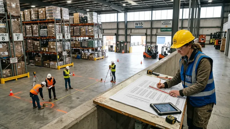 Warehouse Storage Expansion (engineer measures warehouse) in Olathe, KS