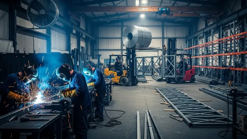 Custom Pallet Racking hero view in Palm Coast, FL