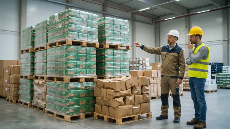 Warehouse and Pallet Rack Upgrades (stacked damage) in Louisville, KY