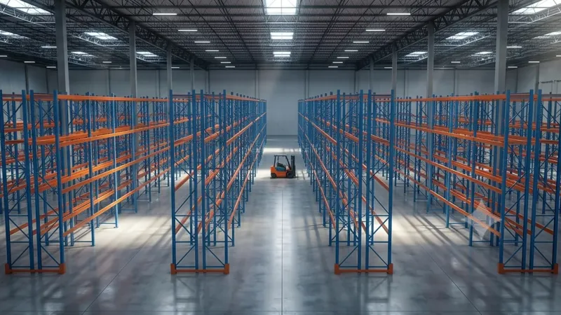 Teardrop Pallet Racking (new install) in Myrtle Beach, SC