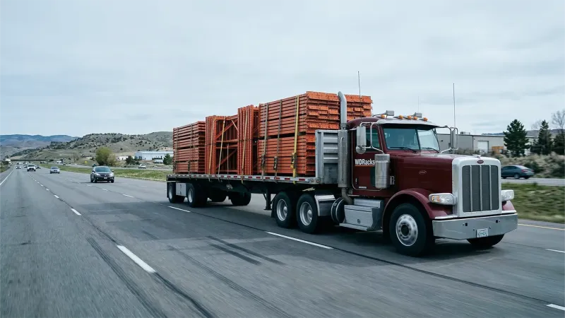Pallet Rack Relocation (truck transports on highway) in Franklin, TN