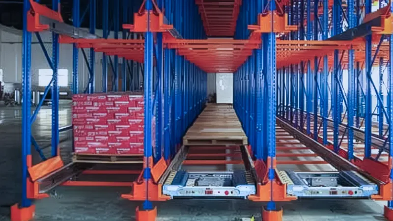 Radio Shuttle Racks (deep lane aisle) in Keller, TX