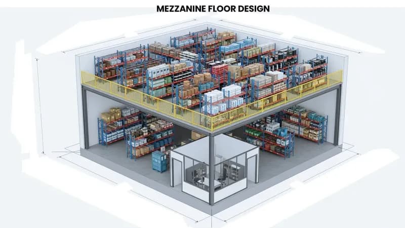 Mezzanine (diagram) in Midland, TX