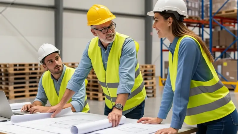 Pallet Rack CAD Design (team review) in Temple, TX