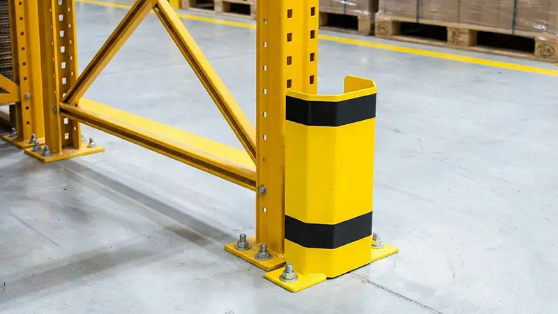 Photo of end-of-aisle protectors.