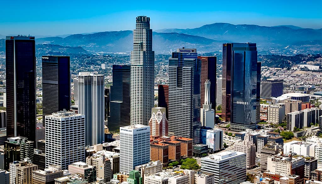 los angeles downtown skyline