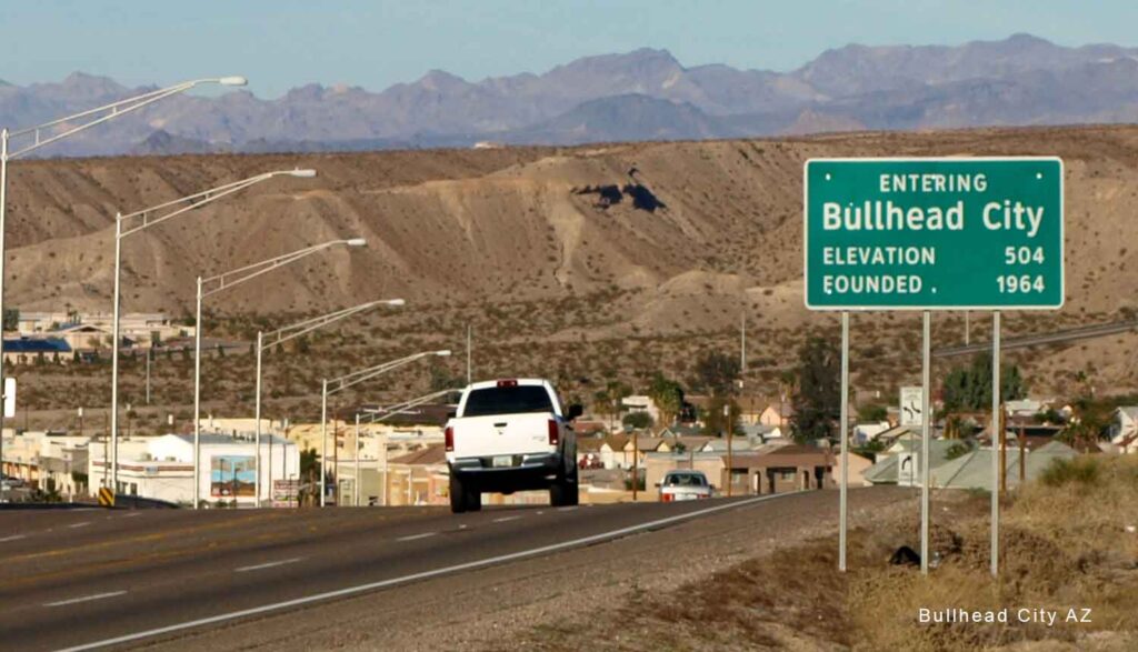 bullhead city az welcome sign