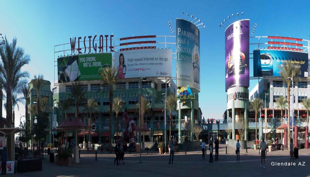 glendale az westgate ground view