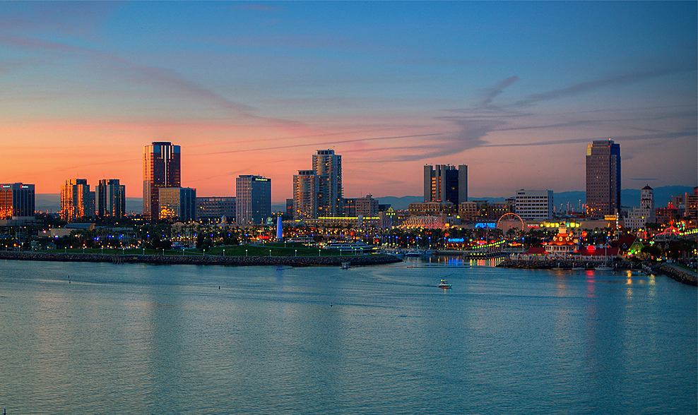 long beach ca city view