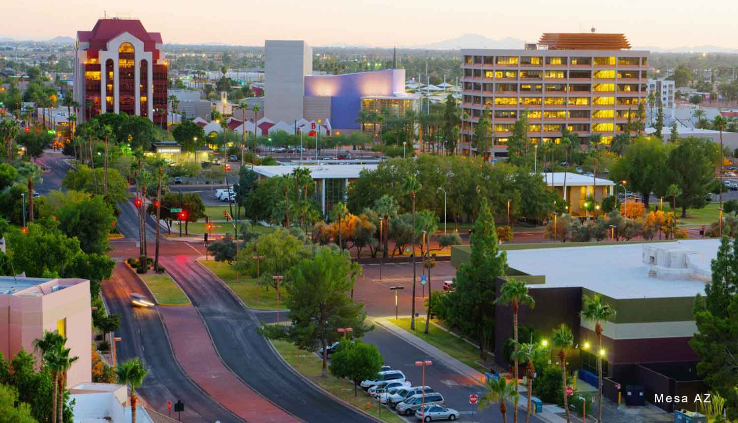 mesa az city view