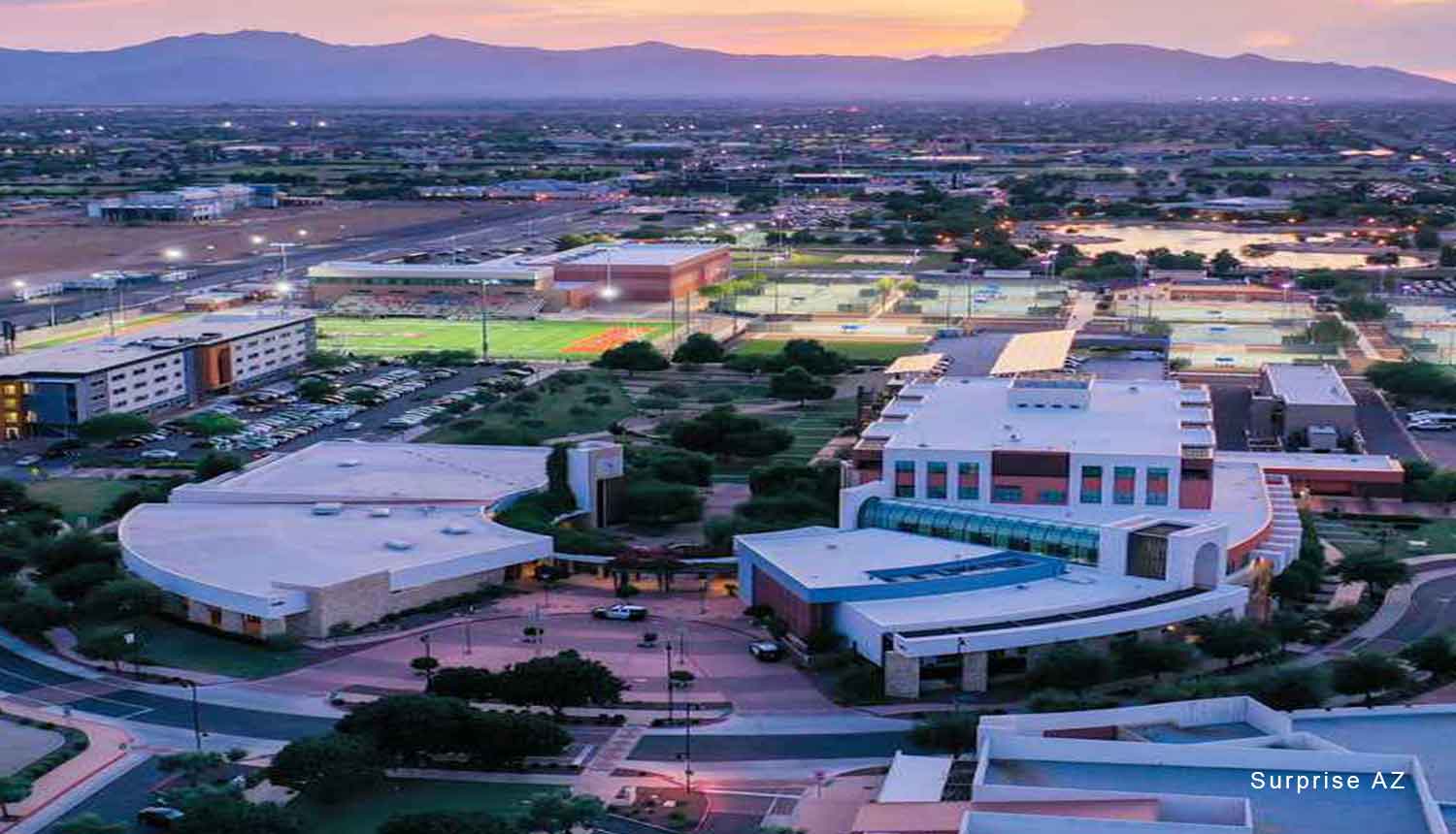 surprise az at dusk