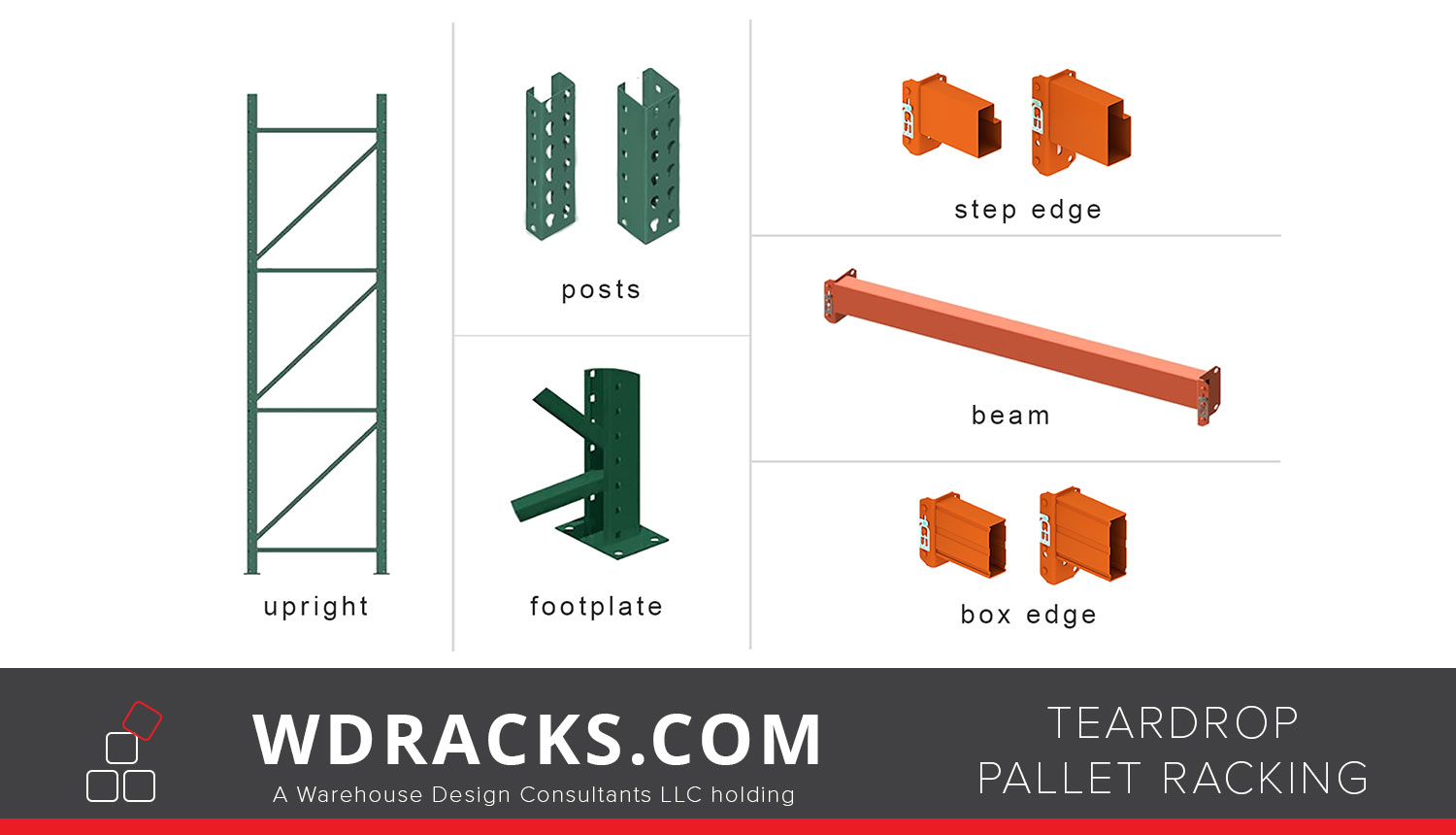 teardrop pallet racking